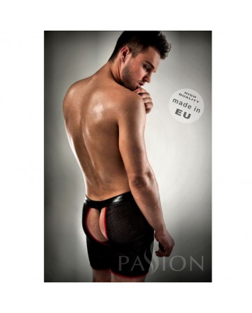 BOXER TANGA 012 EROTIC NEGRO EN RED BY PASSION L XL