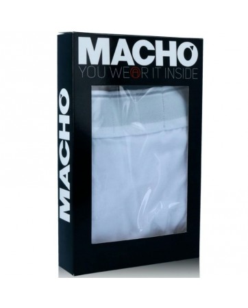 MACHO MC086 BOXER MEDIO BLANCO TALLA S